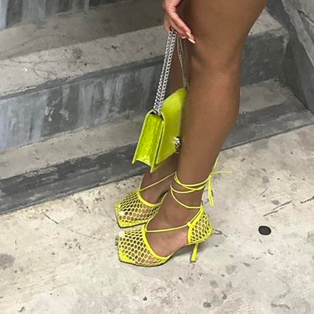 Bottega Venega Mesh stretch Sandal, wore only once for a photoshoot